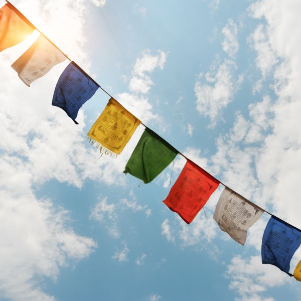 Drapeaux de Prière et de Mantra Tibétains