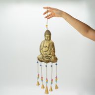 Carillons indiens - Grand Bouddha, carillon à 5 cloches
