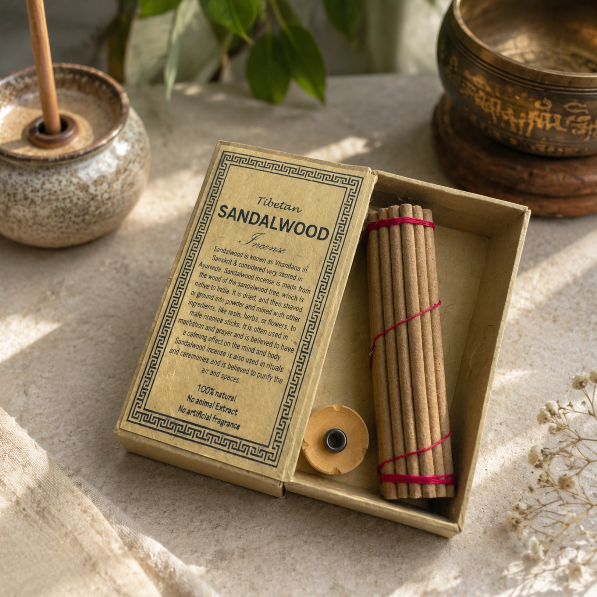 Coffret Cadeau d'Encens Sughandit Dhoop de l'Himalaya