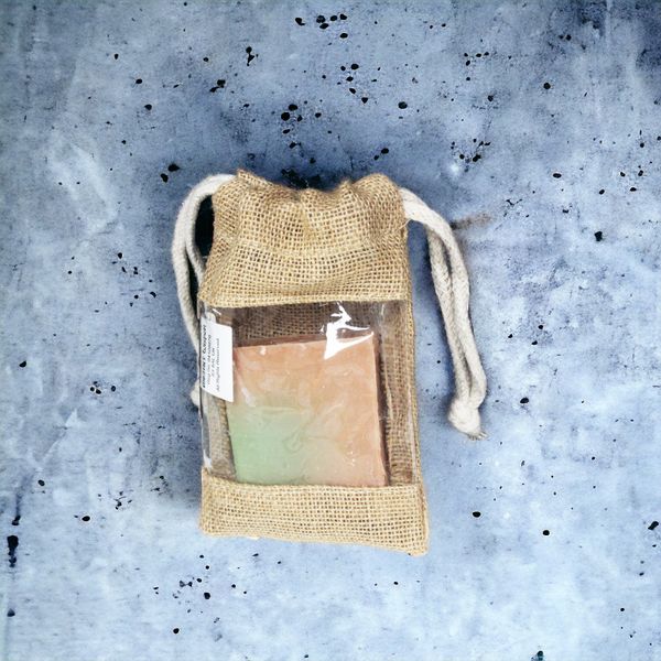 Sacs Pochettes Jute avec fenêtre