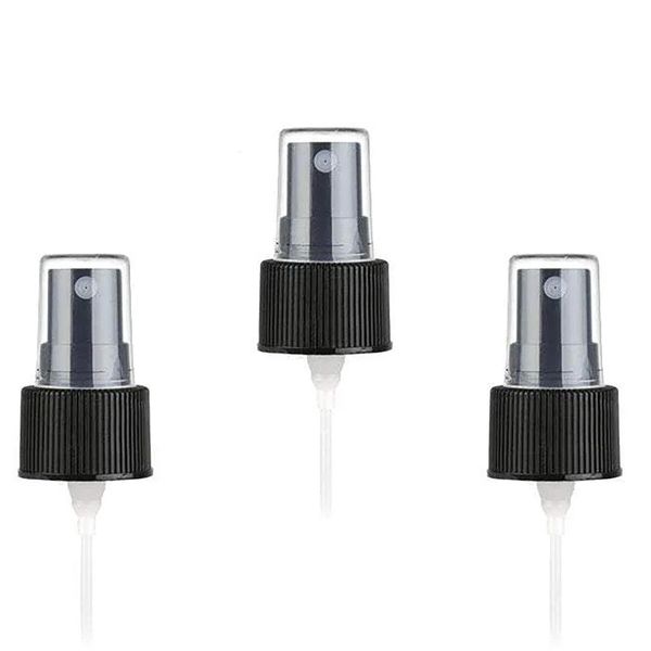 Bouchon de Pulvérisation Bouteille Boston Ambrée (pour 120ml) - Plastique Noir 22-410mm