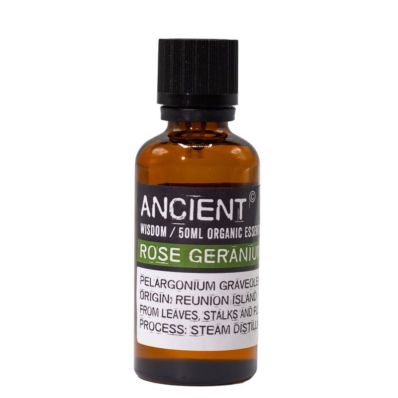 Huile essentielle biologique de géranium rosat 50 ml