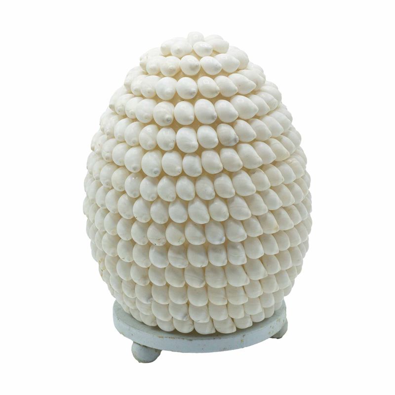 Lampe boho en coquilles de mer - coquille ovale Buting - 15 cm
