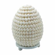 Lampe boho en coquilles de mer - coquille ovale Buting - 15 cm