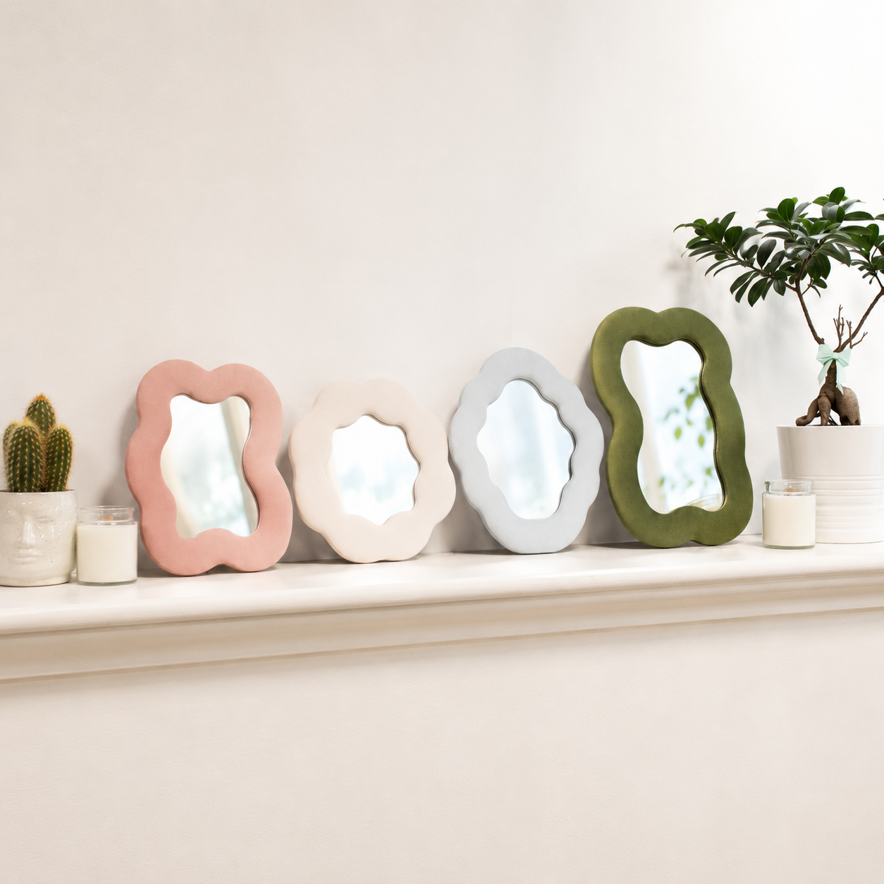 Miroirs doux et ondulés