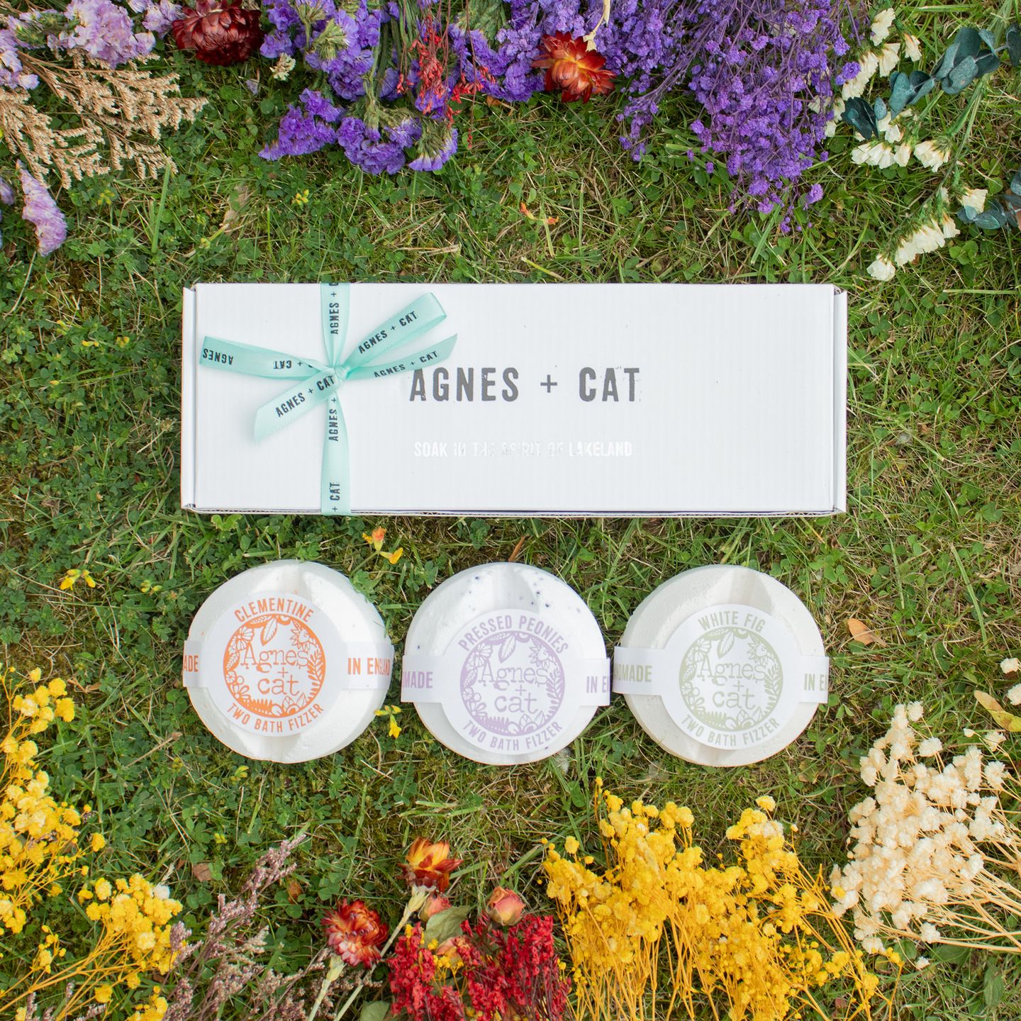 Agnes + Cat Coffrets cadeaux de bombes de bain effervescentes
