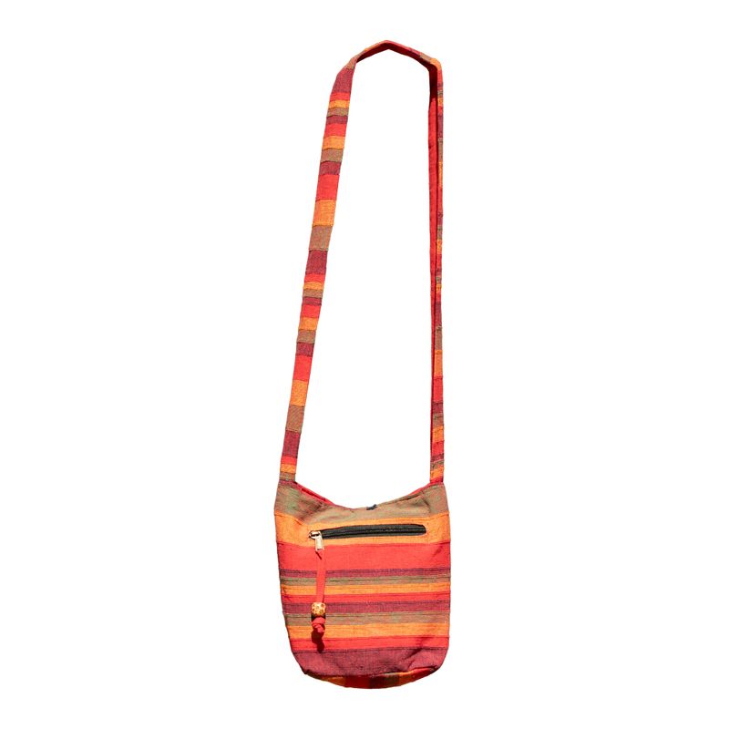 Sac à bandoulière Népal - Orange du lever du soleil