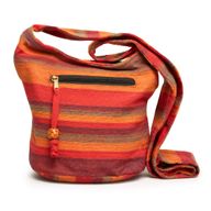 Sac à bandoulière Népal - Orange du lever du soleil