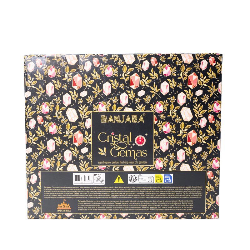 Banjara Cristal Gemmes - pierre de lune jasmin et myrrhe