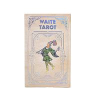 Ensemble de cartes de Tarot Waite à effet argenté – avec livret