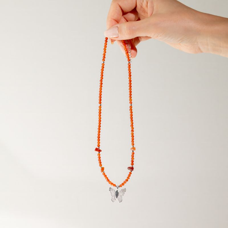 Ensemble de colliers en pierres précieuses Esprit de Nymphe - Lune de Sang