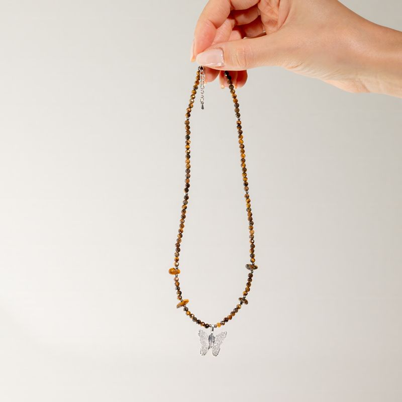 Ensemble de colliers en pierres précieuses Esprit de Nymphe - Crépuscule sur la mer