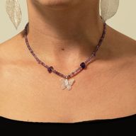 Ensemble de colliers en pierres précieuses Esprit de Nymphe - Pleine Lune