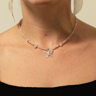 Ensemble de colliers en pierres précieuses Esprit de Nymphe - Amour et Flamme
