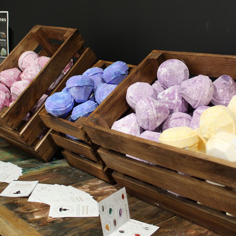 Pack de démarrage de bombes de bain en pierres précieuses - Boîtes brunes