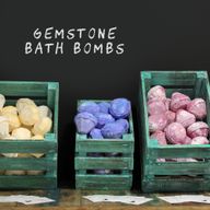 Pack de démarrage de bombes de bain en pierres précieuses - Boîtes vertes