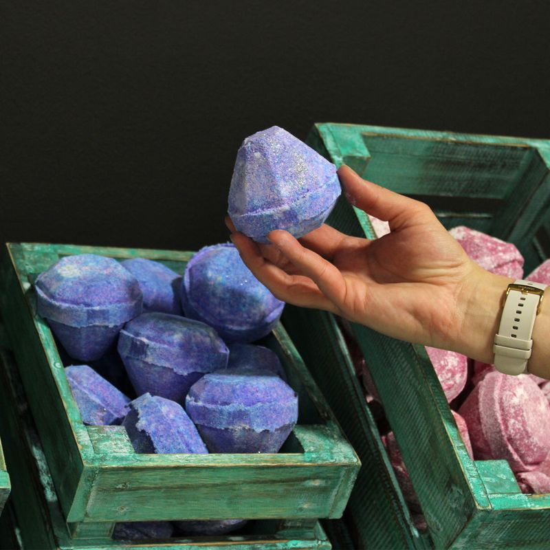 Pack de démarrage de bombes de bain en pierres précieuses - Boîtes vertes