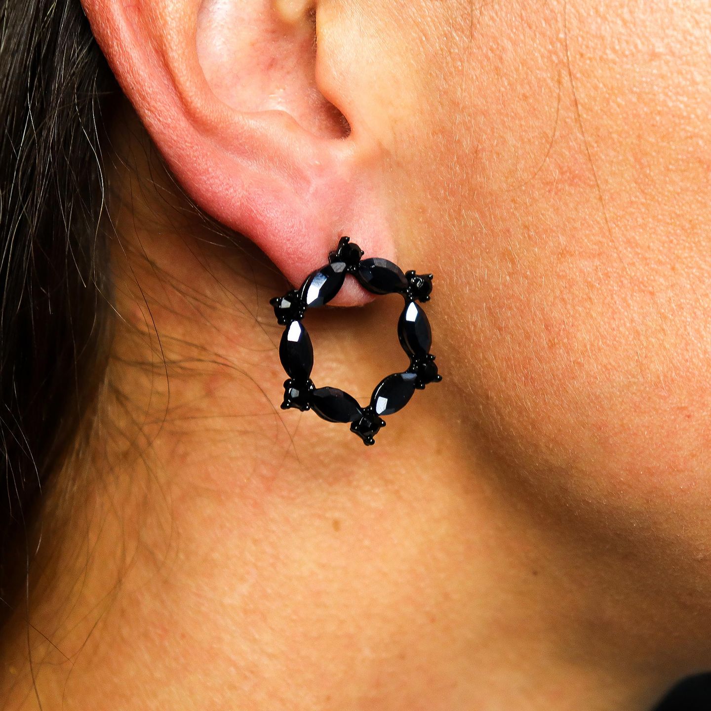 Boucle d'Oreilles en Verre Nymph Aurora