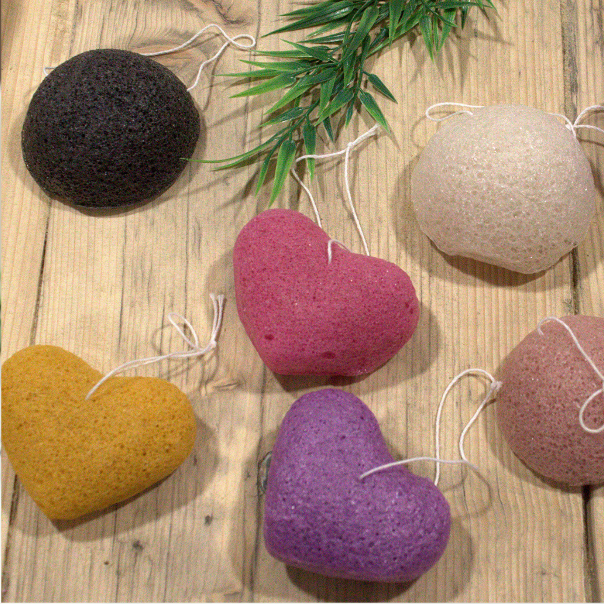 Eponges Naturelles du Japon - Style Konjac