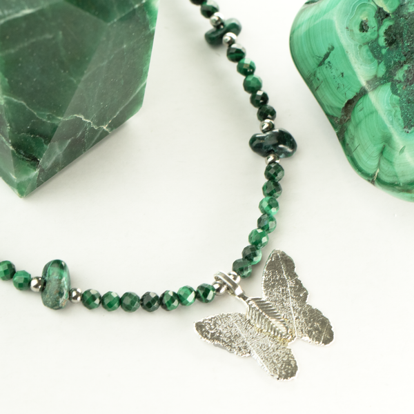 Ensemble collier en pierres précieuses Esprit de Nymphe
