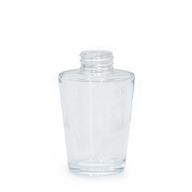 Bouteille diffuseur à roseaux en forme de vase de 100 ml (col de 28 mm) - Transparente