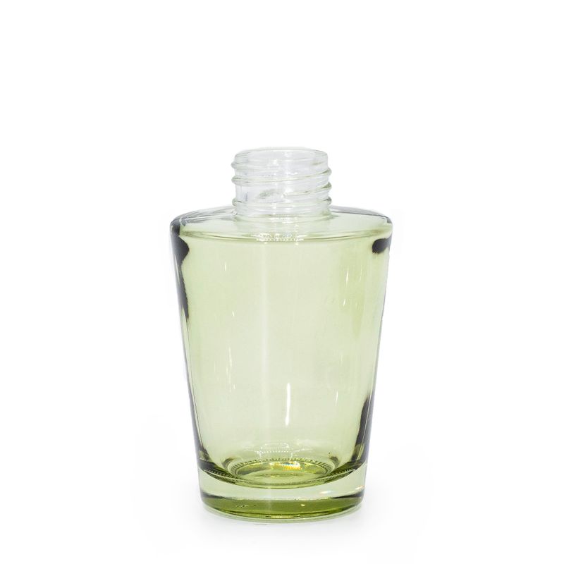 Bouteille de diffuseur à tiges en forme de vase (col de 28 mm) - vert fumé