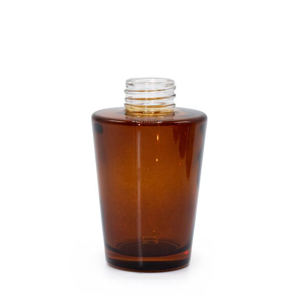 Flacon Diffuseur à Roseaux Vase 100 ml (col de 28 mm) - Ambre