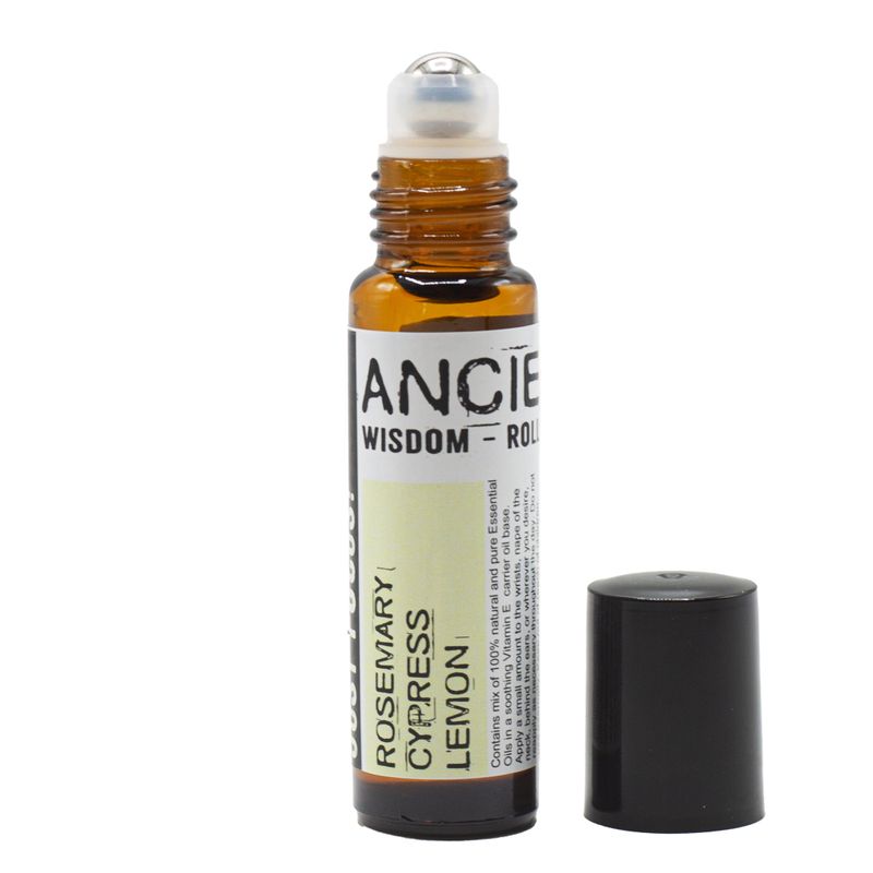 Roll-on de 10 ml - Mélange d'huiles essentielles - Concentrez-vous !