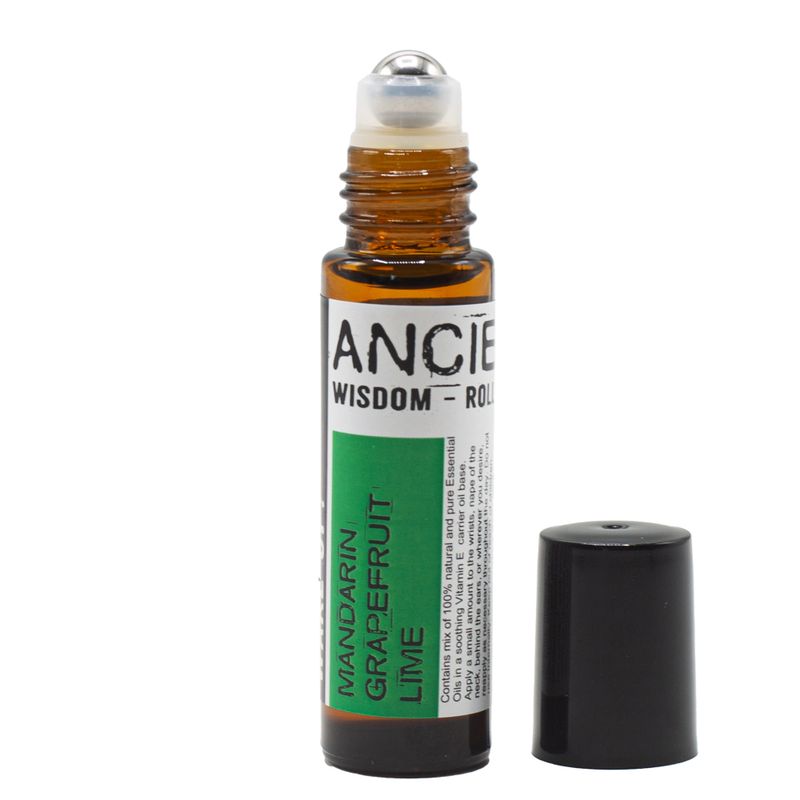 Roll-on d'huiles essentielles de 10 ml - Réveille-toi !