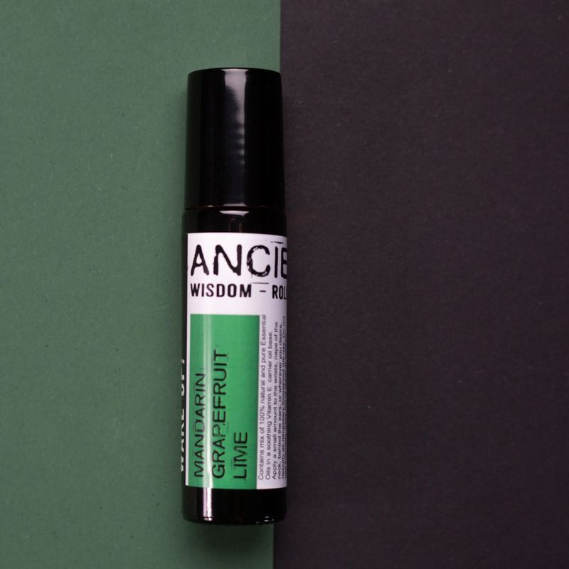 Roll-on d'huiles essentielles de 10 ml - Réveille-toi !