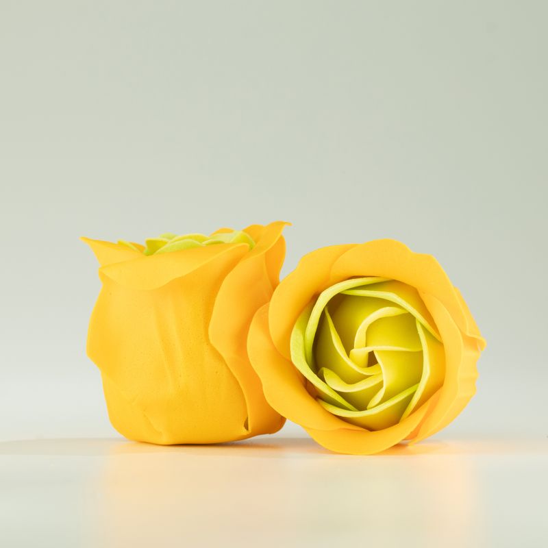 Boîte de 3 fleurs de savon - Roses printanières
