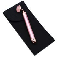 Coussin vibratoire en pierre gemme - Quartz rose avec pochette