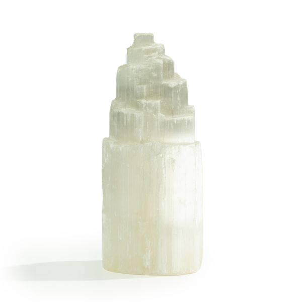Lampe Naturelle en Sélénite - 20 cm