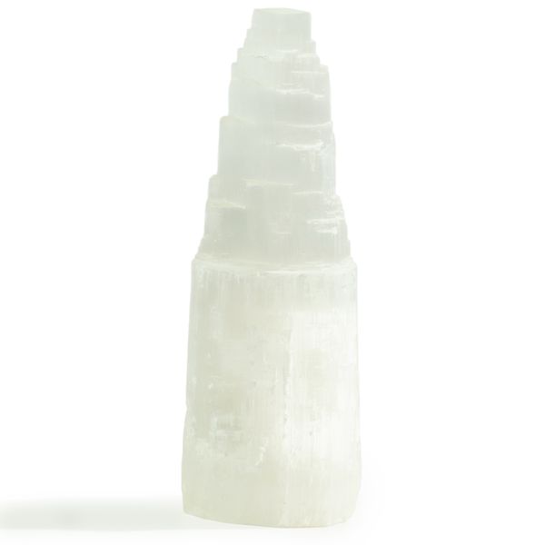Lampe Naturelle en Sélénite - 25 cm