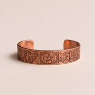 Bracelets en cuivre massif avec gravures d'affirmations (assortis)