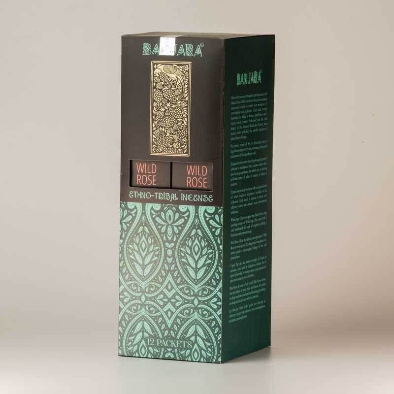 Bâtonnet de fumage Banjara extra-long - Rose sauvage
