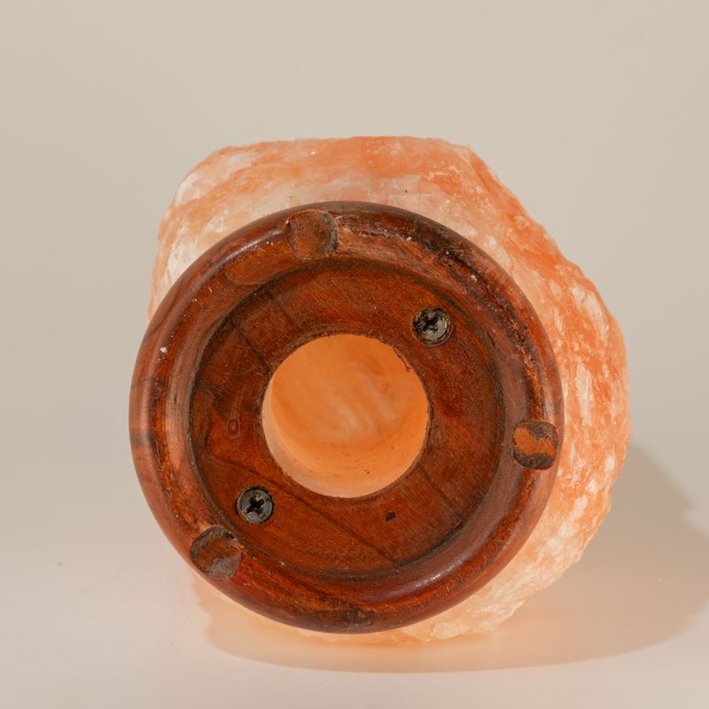 Lampe de sel naturelle de qualité - et socle env. 3-5 kg