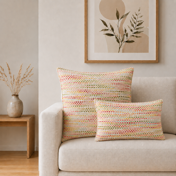 Housse de coussin classique - Arc-en-ciel caché - 30x50 cm - Style bois