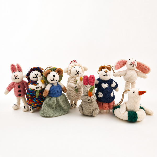 Breloques en feutre pour sac à main - Sélection variée (Beyond Cute Charms)