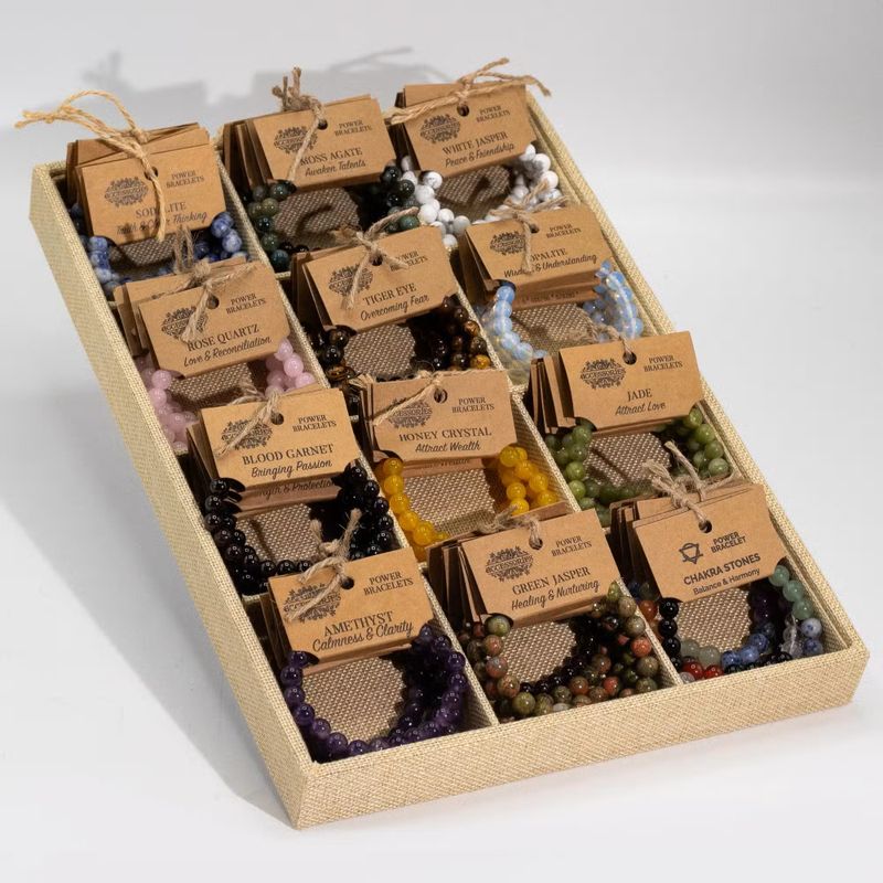 Kit de démarrage du bracelet d'énergie (4 de chaque - 48 bracelets)