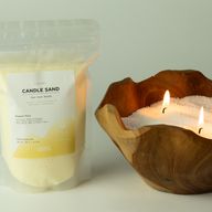 Bougie parfumée Sable - Crème - Regent Polo - 300 g