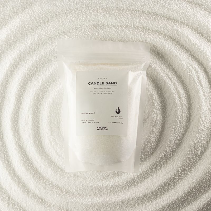 Sable pour bougies sans parfum - Blanc - 300 g