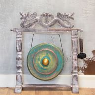 Gong moyen sur pied - 35 cm - Greenwash