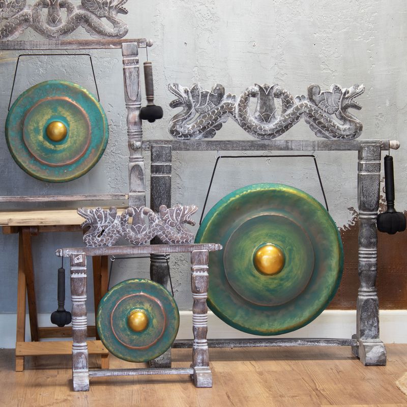 Gong moyen sur socle - 50 cm - Greenwash
