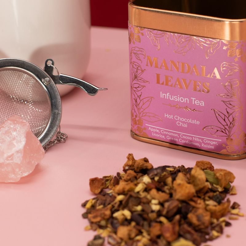 Infusion biologique de chocolat chaud et chai