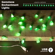 Vente en gros de lumières en pierres précieuses de jade cristal