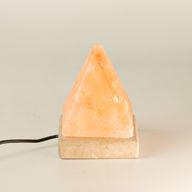 Lampe de sel USB en forme de pyramide - 9 cm (1 pièce)