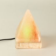 Lampe de sel en pyramide USB de qualité - 9 cm (multicolore)