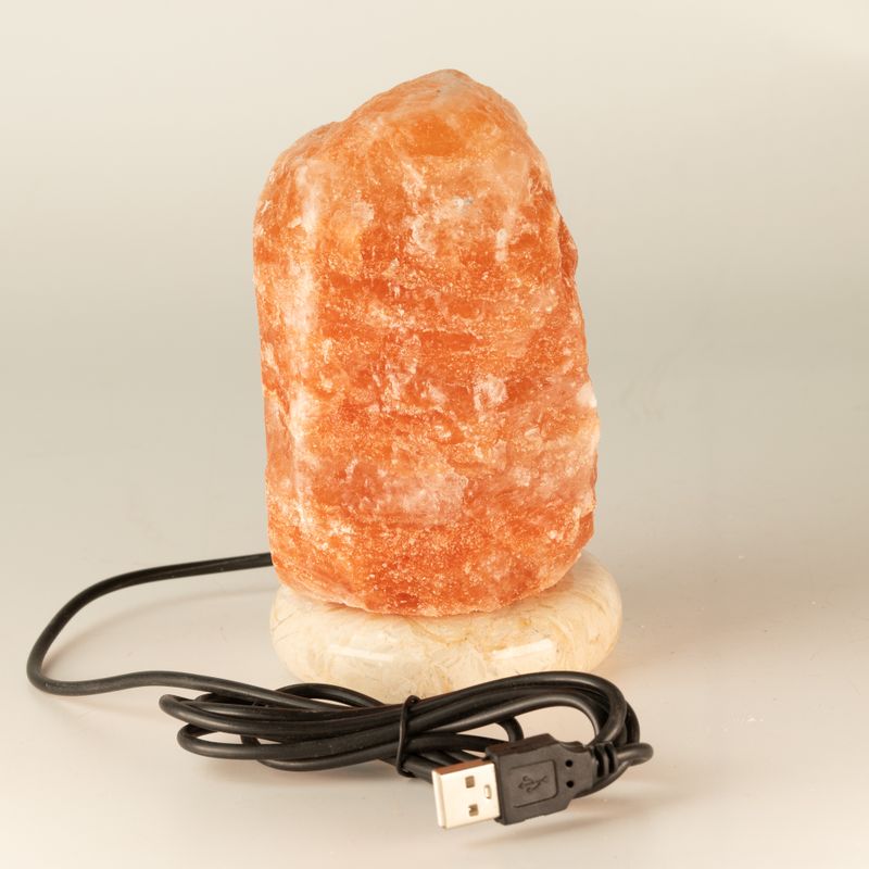 Lampe de sel naturelle USB de qualité - 11,5 cm (1 pièce)