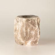 Porte-bougie en sel gris 600-800 g